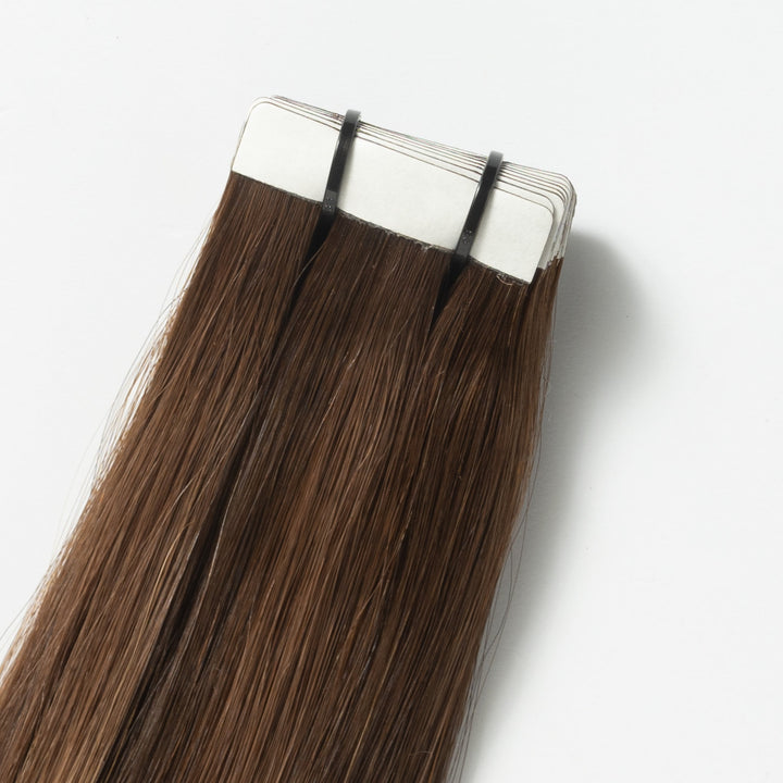 Tape-in Hair Extensions – Veloura Tape (Warm Brown Balayage 2+7)-The Livary