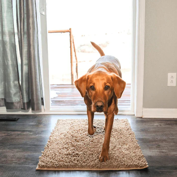 Super Absorbent Dog Mat – PawMat-Beige-15.8×23.6in-The Livary