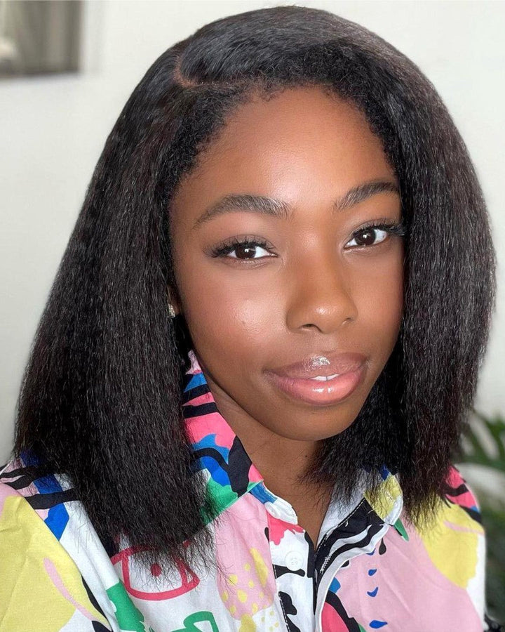 HD Lace Wig 5x5 Kinky Straight – Zamira-25 cm (10 inches)-The Livary