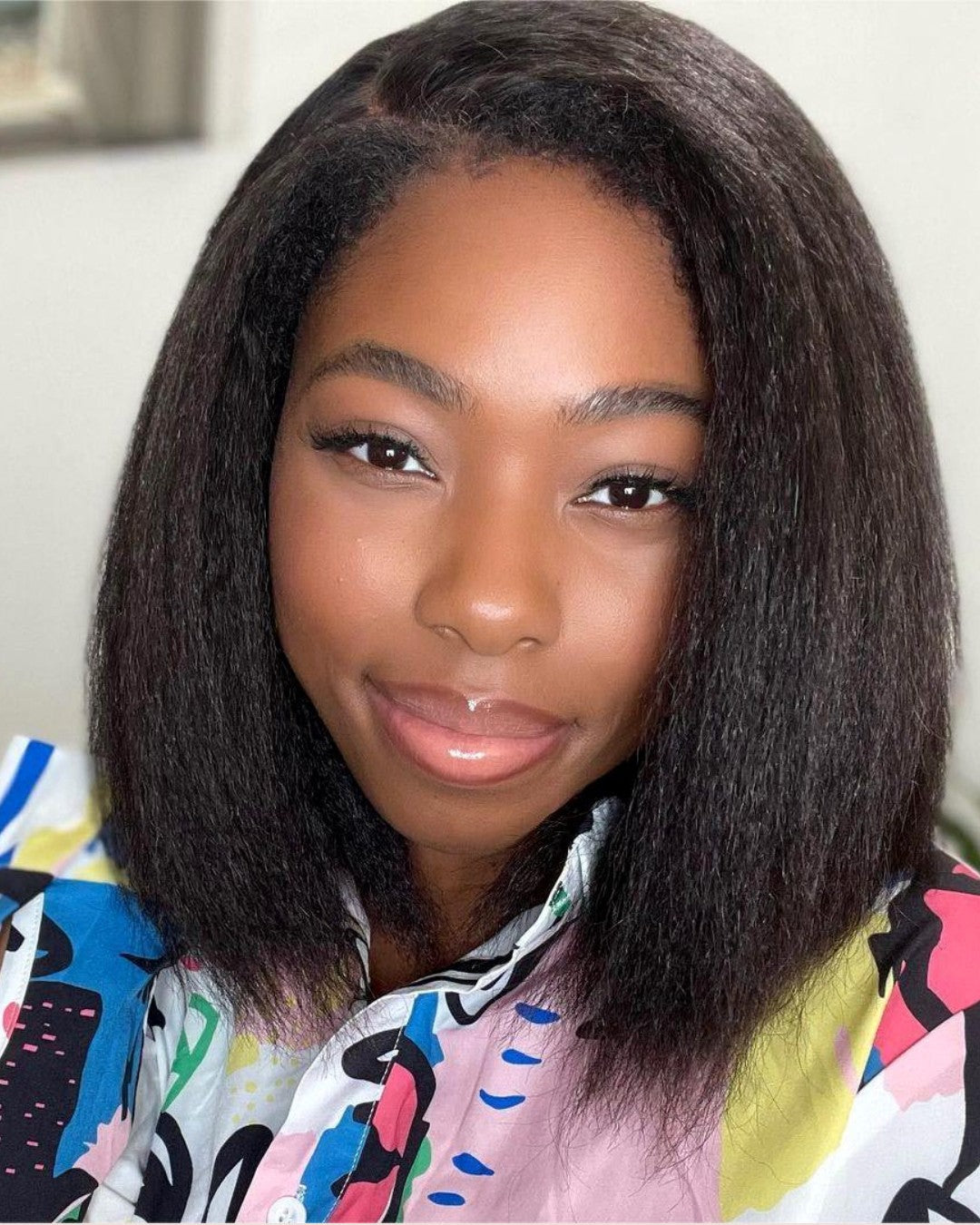 HD Lace Wig 5x5 Kinky Straight – Zamira-25 cm (10 inches)-The Livary