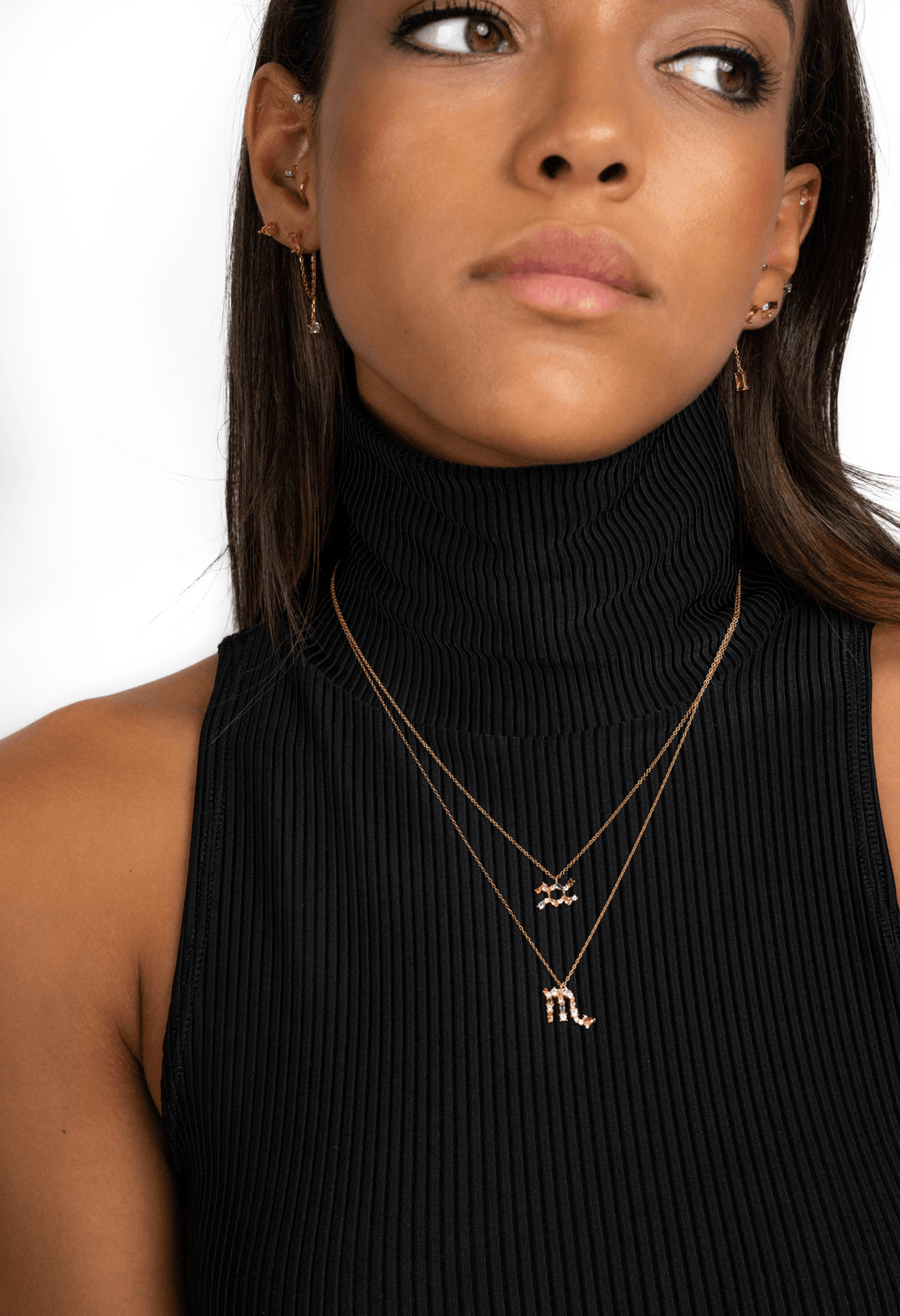 Stylish Zodiac Necklace - Celestia-Gold-Waterman-The Livary