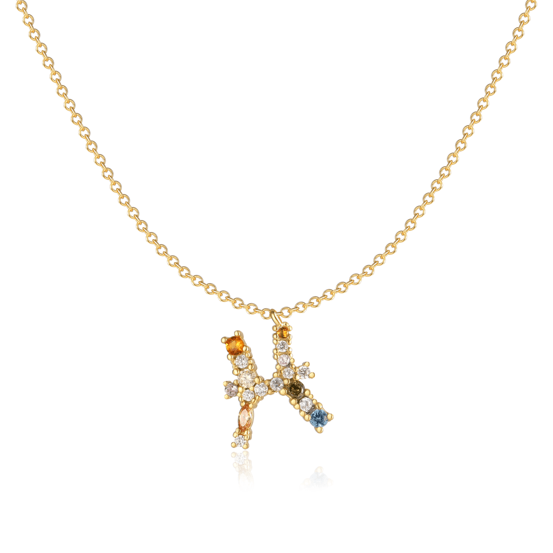 Stylish Zodiac Necklace - Celestia-Gold-Fish-The Livary