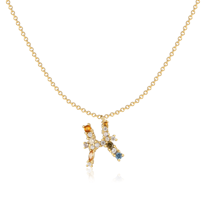 Stylish Zodiac Necklace - Celestia-Gold-Fish-The Livary