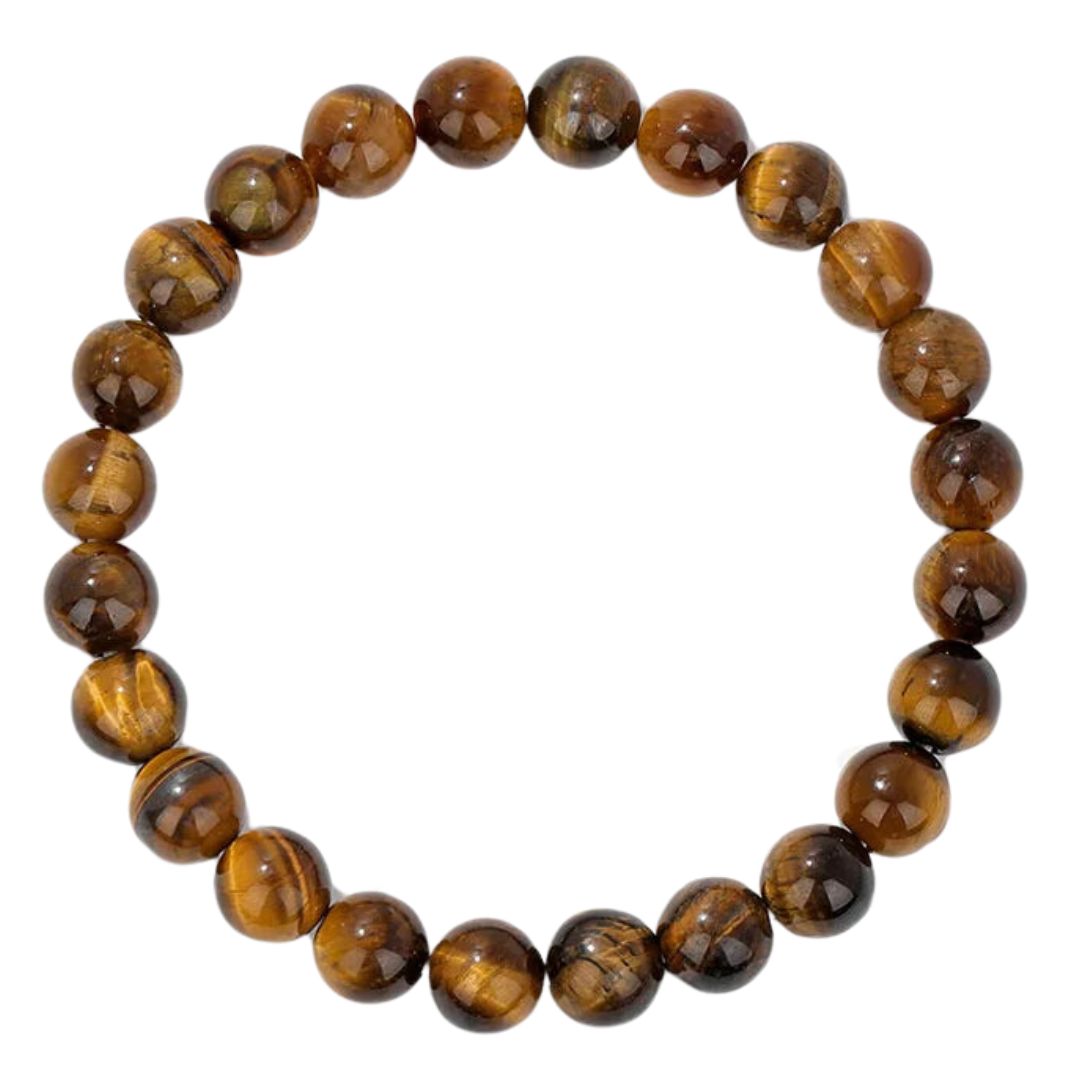 Natural Crystal Healing Energy Bracelet - Aria-Tiger's eye-The Livary