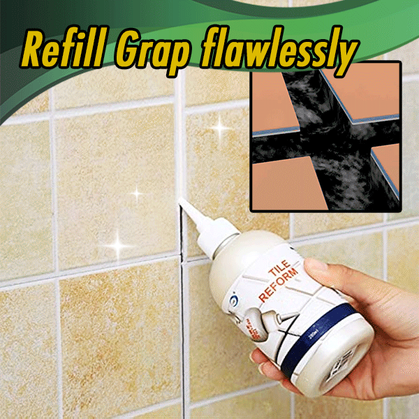 Waterproof Tile Grout Repair Gel - TileFix-White-5.28 fl oz-The Livary