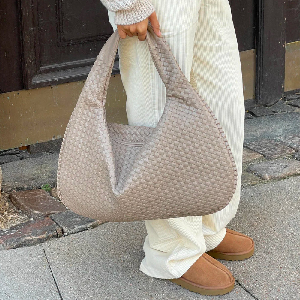 Stylish Tote Bag for Women - Elise-Beige-The Livary