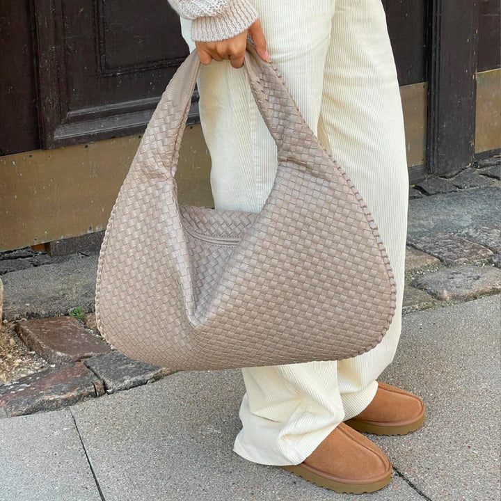 Stylish Tote Bag for Women - Elise-Beige-The Livary