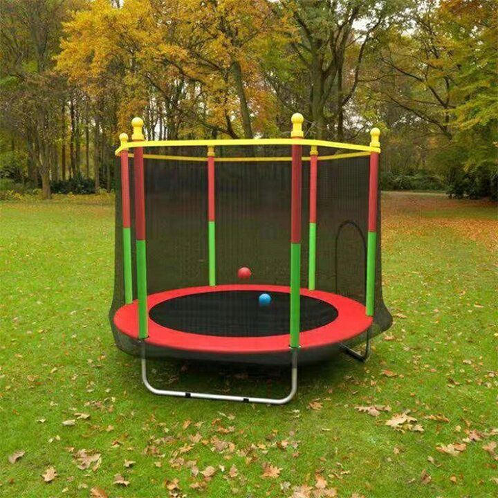Children's trampoline with safety net – Jumpie KidsTramp-The Livary