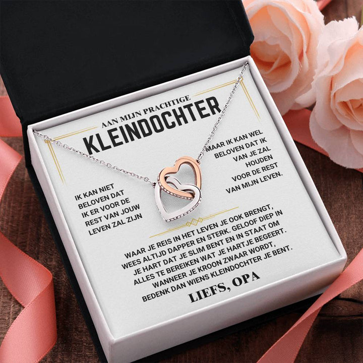 Heart Necklace for Granddaughter from Grandpa-Standard-The Livary