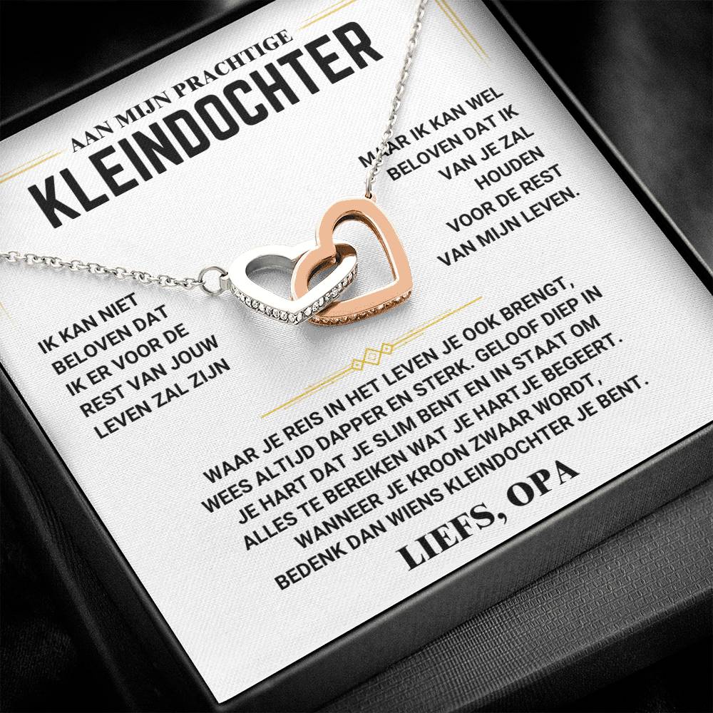 Heart Necklace for Granddaughter from Grandpa-Standard-The Livary