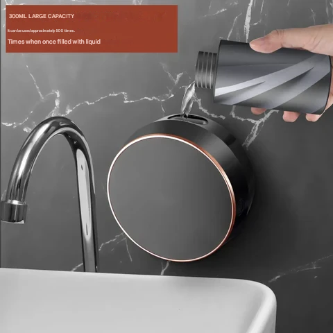 5-in-1 Automatic Soap Dispenser – Cleon-Black-The Livary