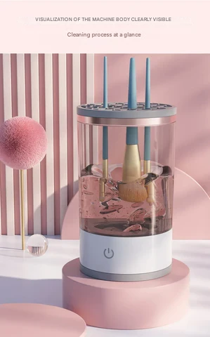 Automatic Makeup Brush Cleaner – Brusha-The Livary