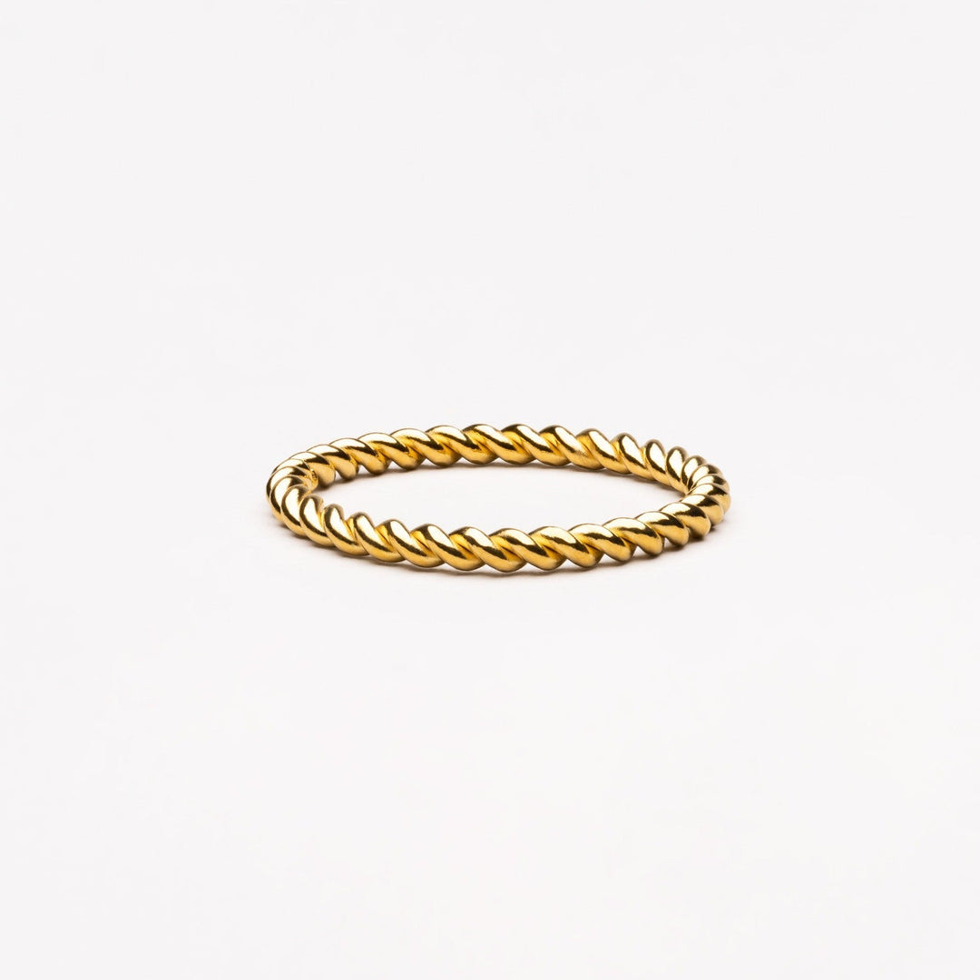 Twisted Ring with Symbolism - Tessa-5-Gold-The Livary