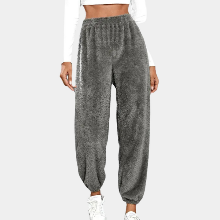 Soft and Comfortable Lounge Pants for Women - Yara-Grey-XS-The Livary