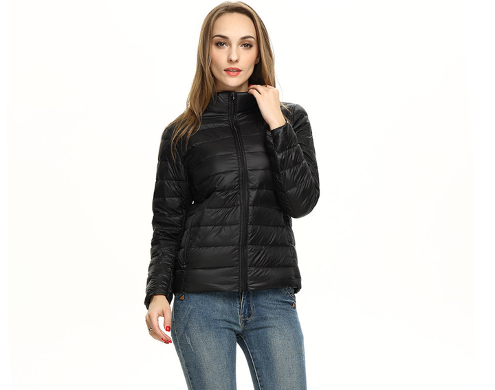 Urban Chic Lightweight Down Jacket - Diana-Black-S-The Livary
