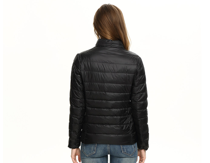 Urban Chic Lightweight Down Jacket - Diana-Black-S-The Livary