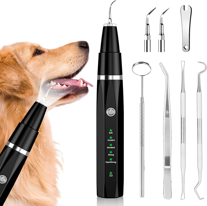 Ultrasonic Tooth Cleaning Set for Pets - BuddyCare-The Livary