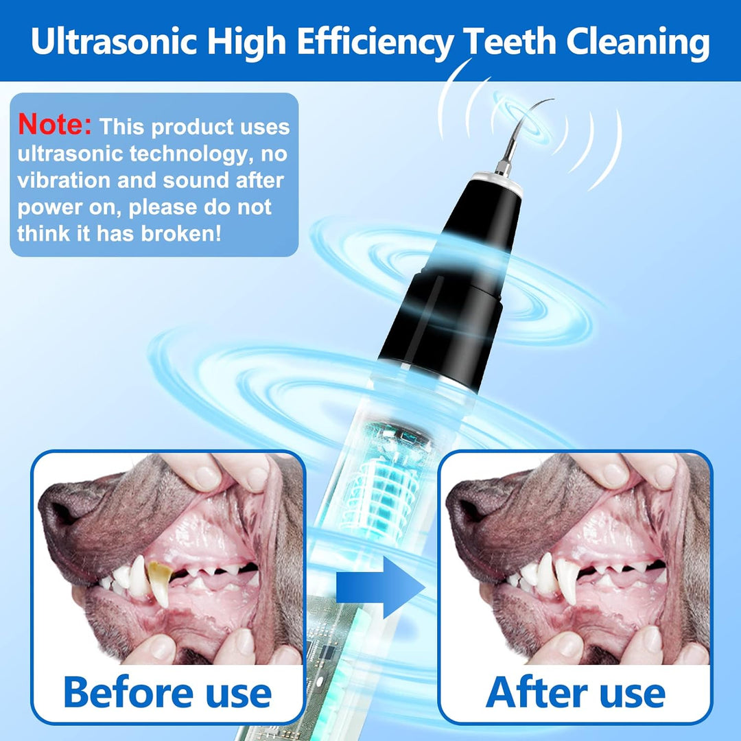 Ultrasonic Tooth Cleaning Set for Pets - BuddyCare-The Livary