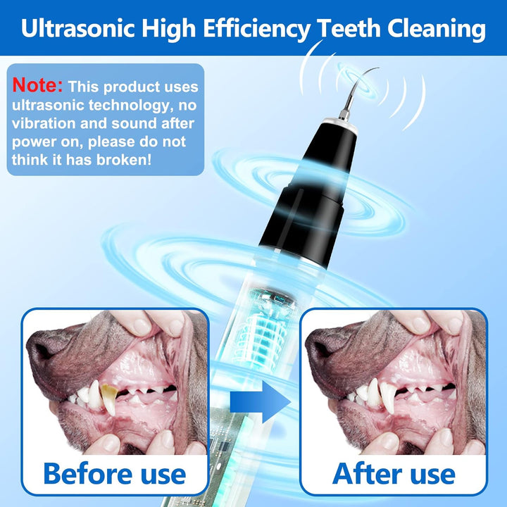 Ultrasonic Tooth Cleaning Set for Pets - BuddyCare-The Livary