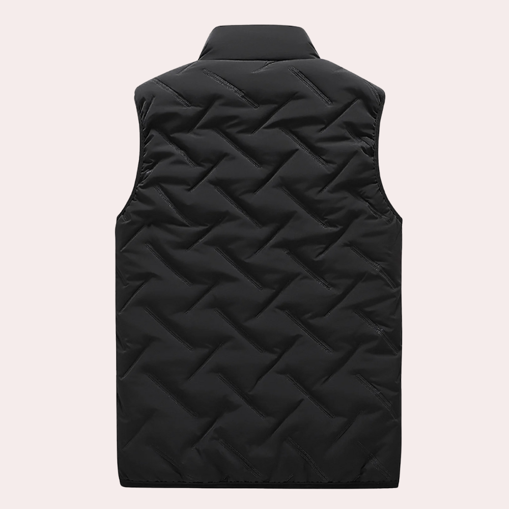 Comfortable Men's Bodywarmer - Daan-Black-S-The Livary