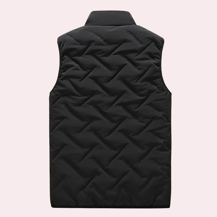 Comfortable Men's Bodywarmer - Daan-Black-S-The Livary