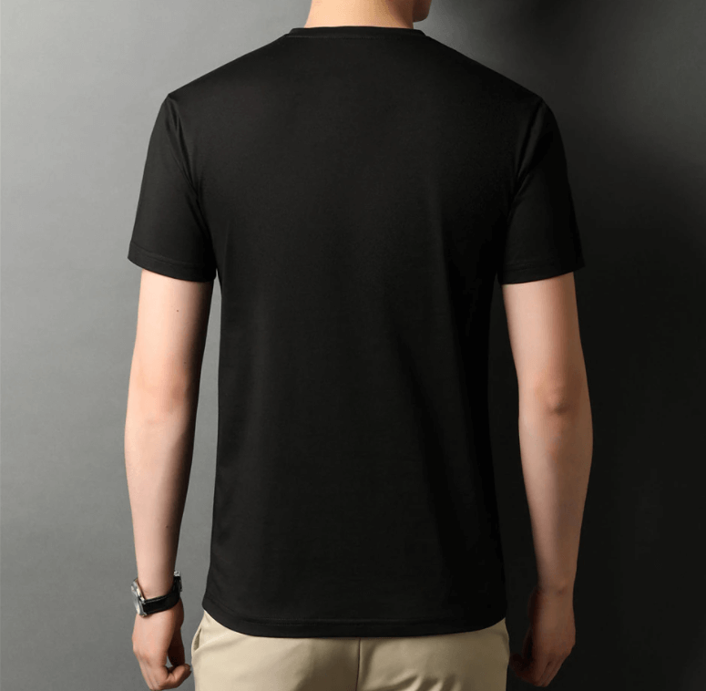 Slim Fit V-Neck T-Shirt for Men 1+1 FREE – Comfortable & Suitable for Everyday Use – Jonas-Black-S-The Livary