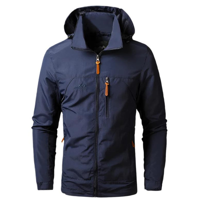 Waterproof & Windproof Men's Jacket – Arvid-Blue-S-The Livary