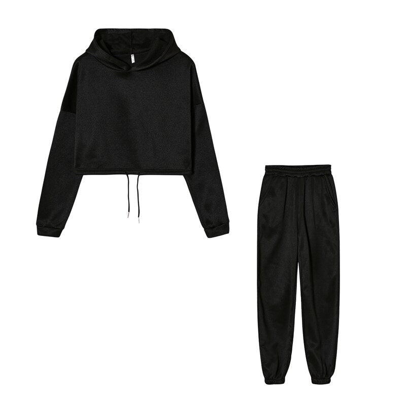 Comfortable Ladies Training Suit - Serena-Black-S-The Livary