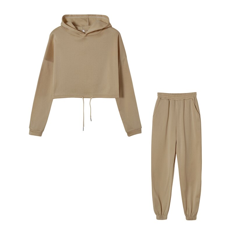 Comfortable Ladies Training Suit - Serena-Coffee-S-The Livary