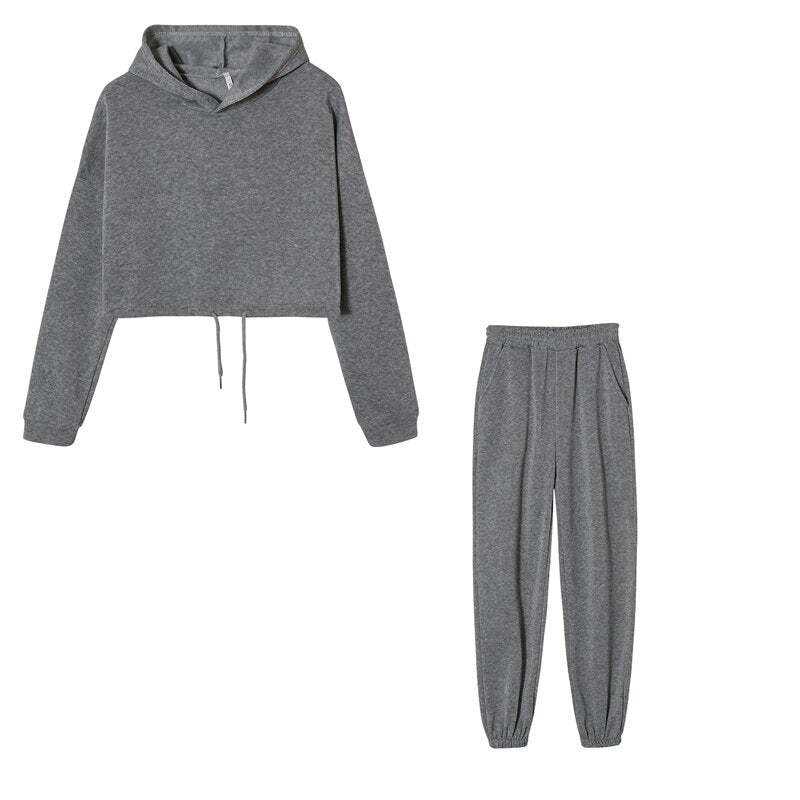 Comfortable Ladies Training Suit - Serena-Gray-S-The Livary