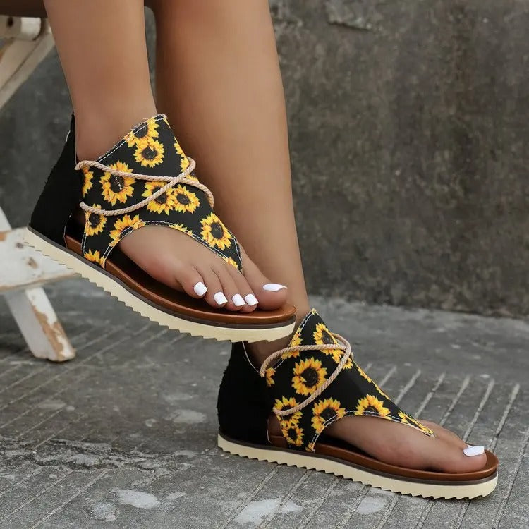 Trendy orthopedic sandals for women - ComfortWalk 120-Yellow-3.5-The Livary
