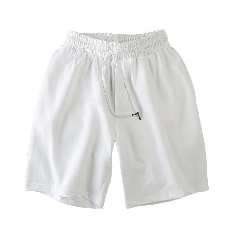 Breathable & lightweight men's leisure shorts for sports & everyday wear – Kiano-White-L-The Livary