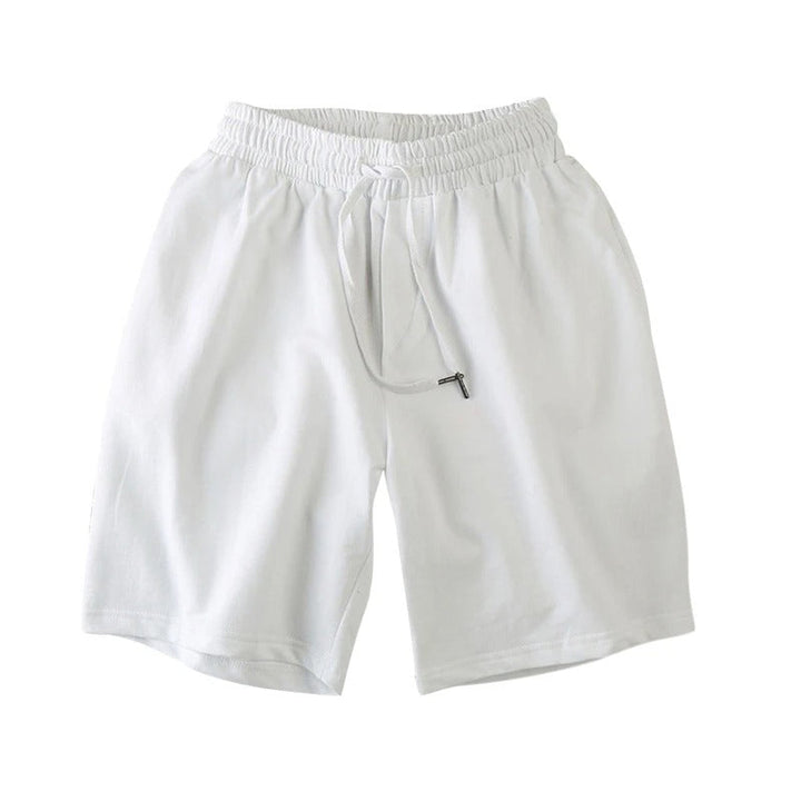 Breathable & lightweight men's leisure shorts for sports & everyday wear – Kiano-White-L-The Livary