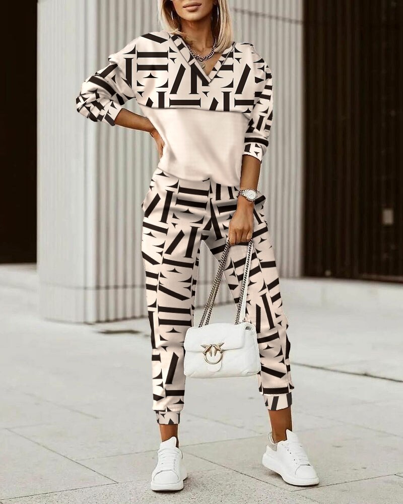 Premium Women's Tracksuit – Elodie-Beige-S-The Livary