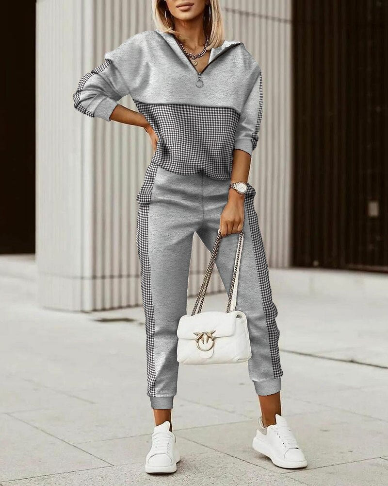 Premium Women's Tracksuit – Elodie-Gray-S-The Livary