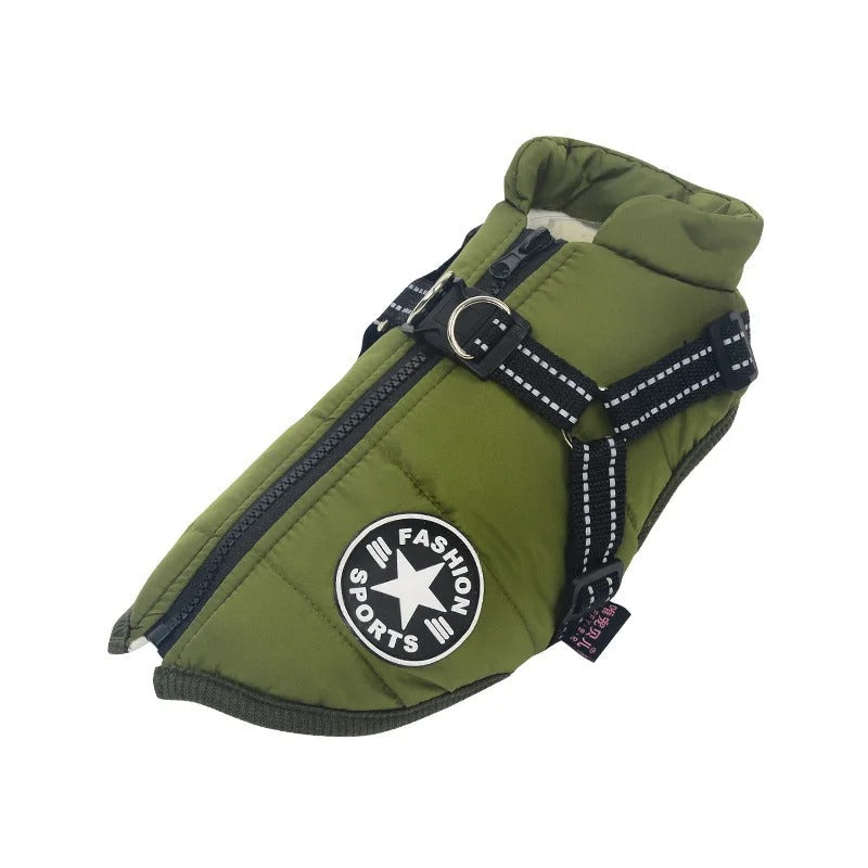 Waterproof Dog Jacket - RainRover-Green-S-The Livary
