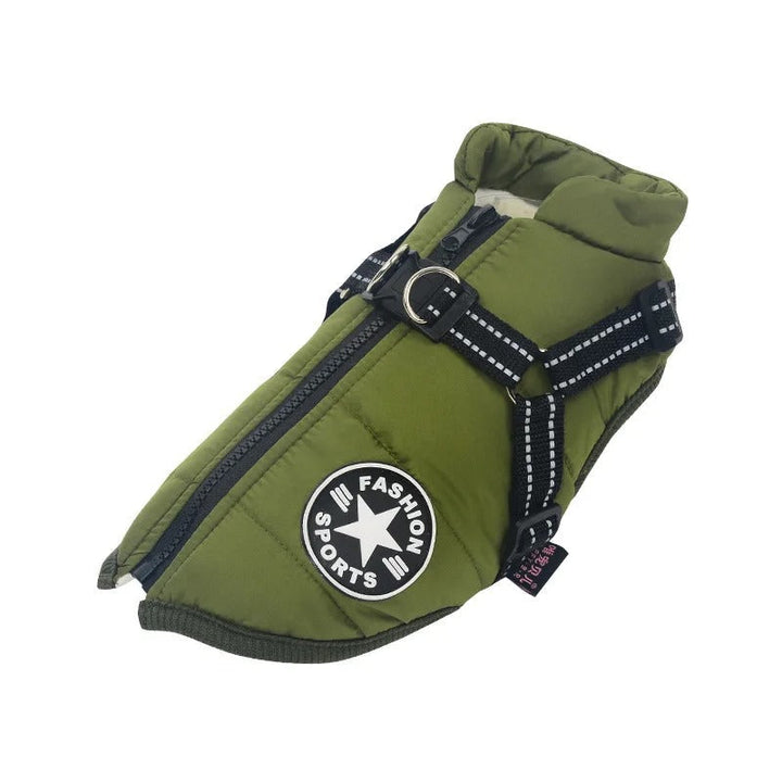 Waterproof Dog Jacket - RainRover-Green-S-The Livary