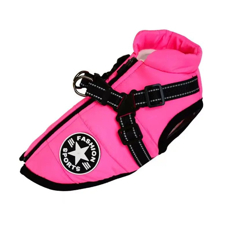 Waterproof Dog Jacket - RainRover-Pink-S-The Livary