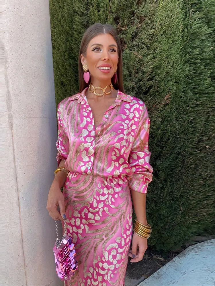 Colourful Summer Set with Luxury Pattern - Elena-Green-S-The Livary