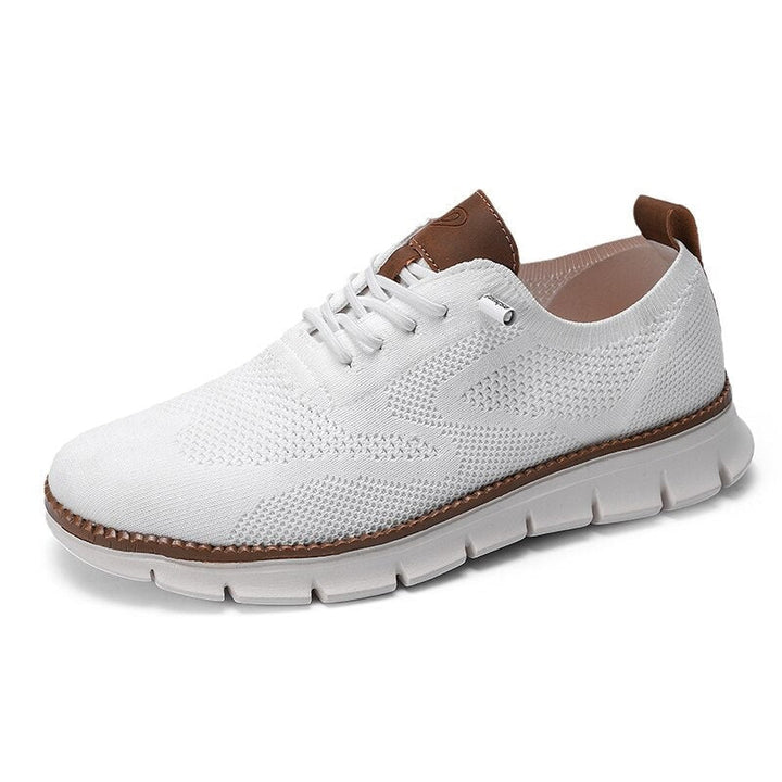 Breathable mesh summer shoes for men - Colin-White-6.5-The Livary