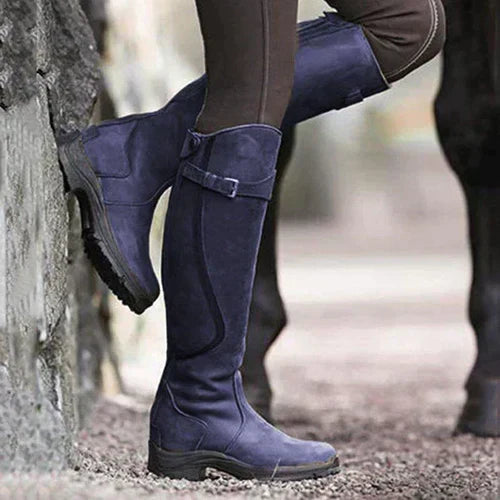 Vintage Knee-High Boots - Luna-Purple-3.5-The Livary