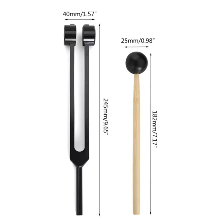 Sound Therapy for Inner Peace - TranquilTone Tuning Forks-Golden round bowl (9.65 in)-The Livary