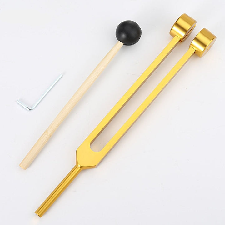 Sound Therapy for Inner Peace - TranquilTone Tuning Forks-Golden round bowl (9.65 in)-The Livary