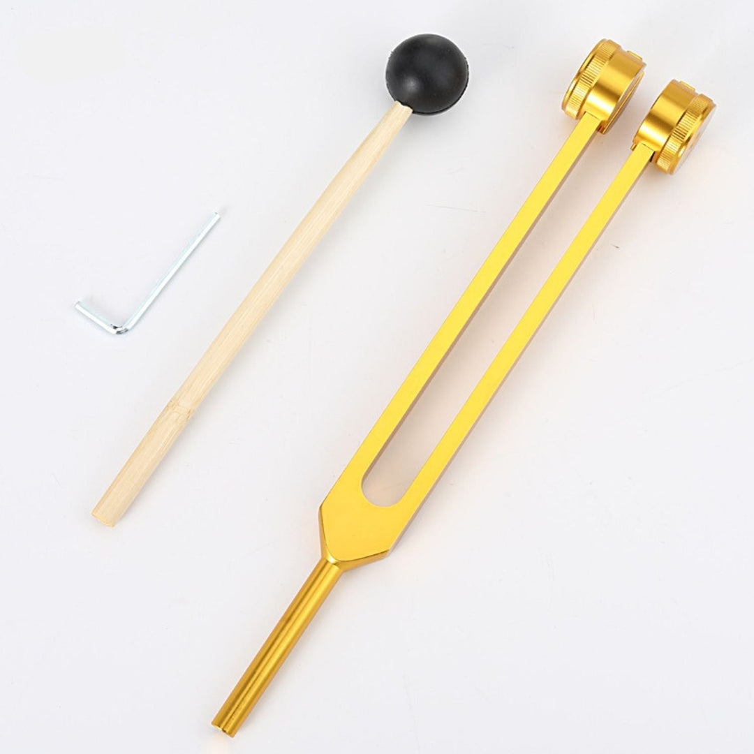 Sound Therapy for Inner Peace - TranquilTone Tuning Forks-Golden gear head (9.65 in)-The Livary