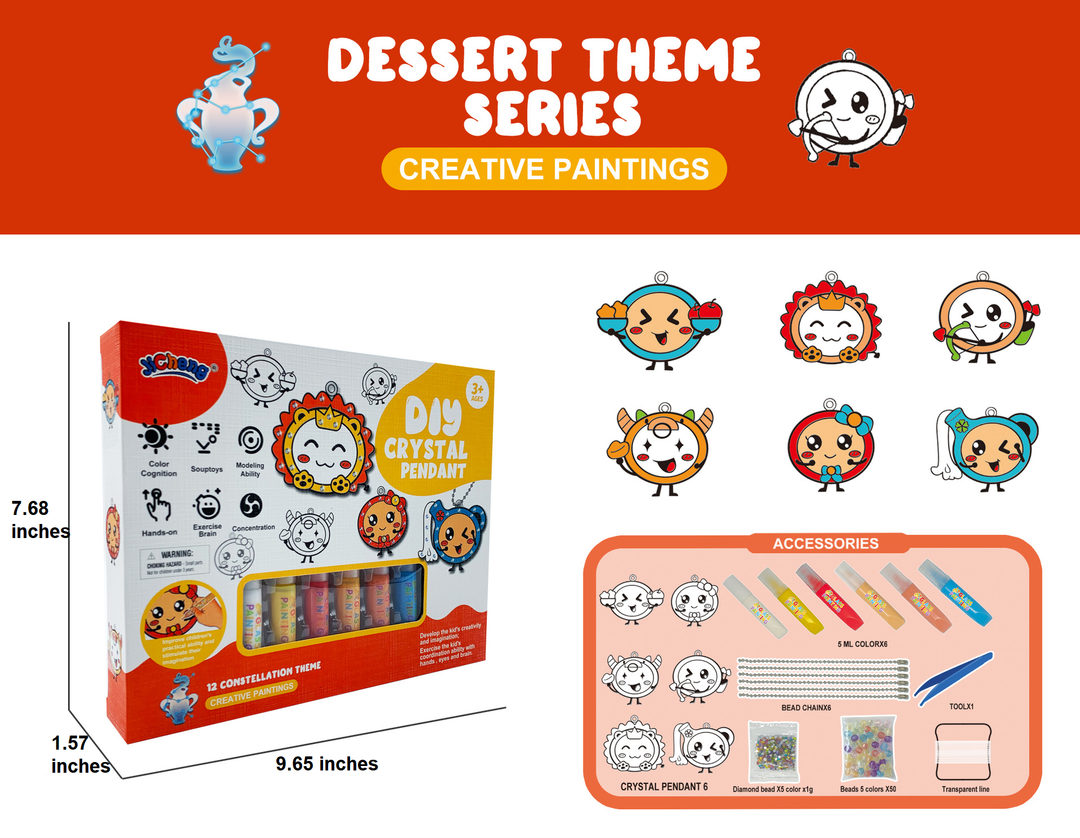 Do-It-Yourself Keyring Painting Kit - SparkleArt