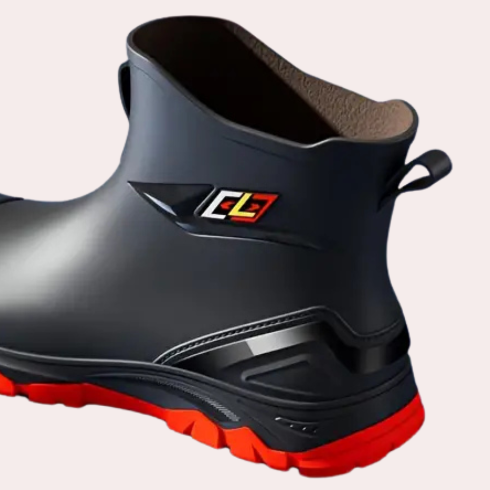 Black Winter Boots for Men with Strong Grip - Felix-6-The Livary