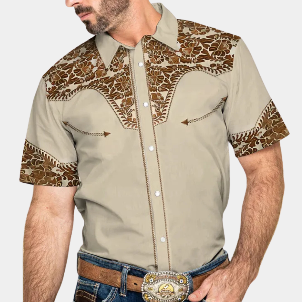 Vintage Men's Shirt - Victor-S-The Livary