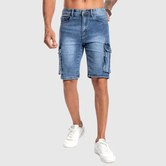 Men's Denim Cargo Shorts for Summer – Jonas-S-The Livary