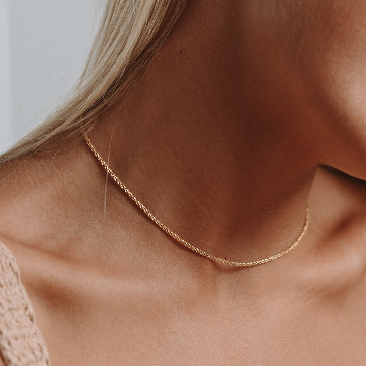Timeless Necklace - Amaya-Gold-The Livary