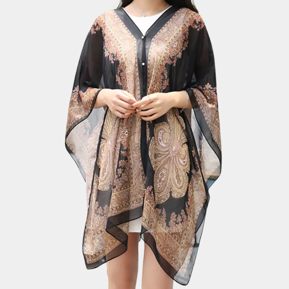 Versatile Poncho Scarf for Women - Mira-The Livary
